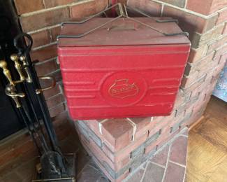 VINTAGE FALSTAFF COOLER. WITH THE TRAY.  