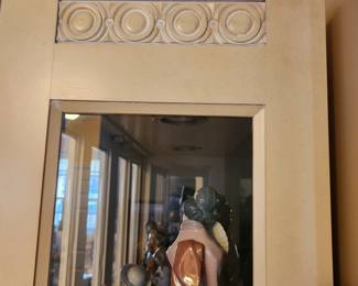 Detail of Thomasville Etagere Display Cabinets