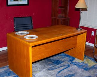 Wooden office desk