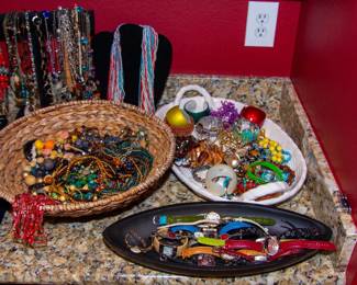 Assortment of beautiful jewelry