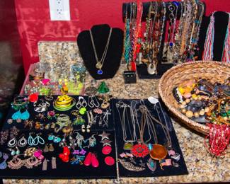 Assortment of beautiful jewelry