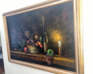 Rossini’s 2’x3’ oil painting signed