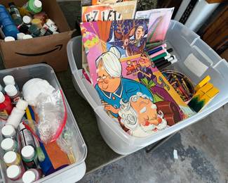 Paints and fun kid stuff