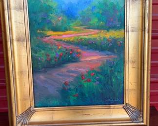 Winding Path Oil on Canvas by Patricia "Patti" Stodghill