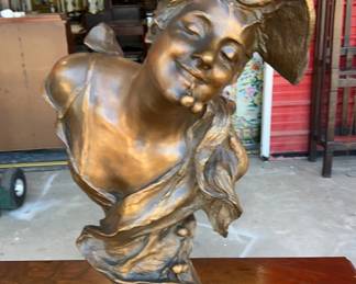 Cherry Picker Bronze by Georges Van Der Straeten