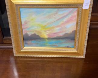 Sunset Acrylic on Board