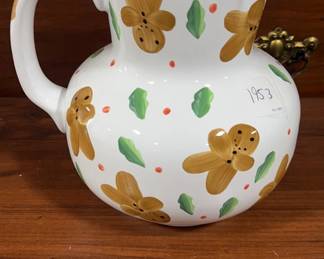 Herend Village Gingerbread Man Pitcher