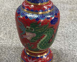 Cloisonne Dragon Vase