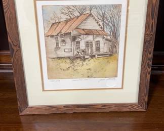 Pickens, Miss Store Etching by Jackie Holland