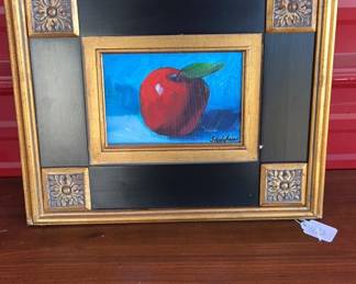 Apple Oil on Canvas by Patricia "Patti" Stodghill