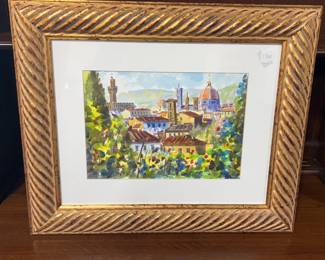 Watercolor of Firenze Italy