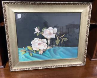 "Magnolias" Pastel by Ed "Edward" Dyer