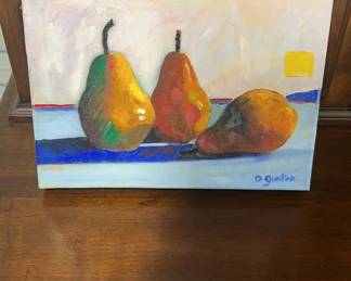 Pearascope Oil on Canvas by Dyann Davis Gunter
