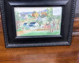 Landscape Watercolor by R. or A. Nowell