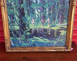 20th Century Impressionist Oil on Canvas