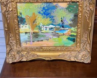 Landscape Oil on Canvas by Deborah Wyatt and Emelie Hebert
