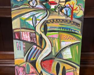 Tuscany Oil on Canvas by Amy Guist