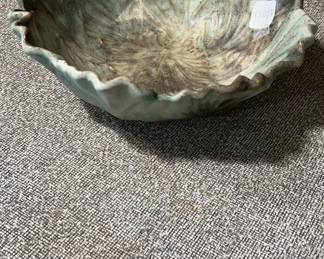 Peters Pottery Large Jade Cabbage Bowl