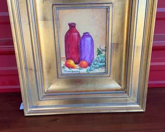 Still Life Oil on Board by C. Ann Montgomery