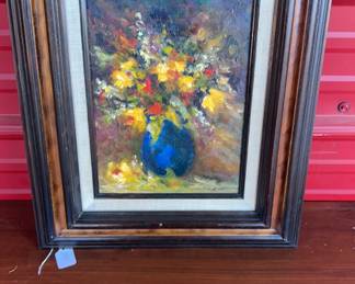 Daffodils Oil on Canvas by Marty "Martha" Ferguson