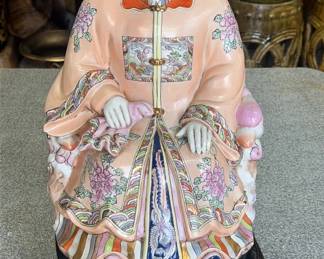Large Empress Porcelain Figurine on Stand