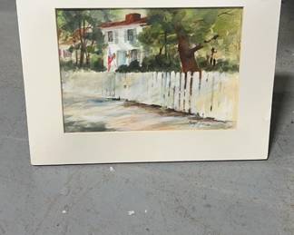 "House with American Flag" by Margo Thomas