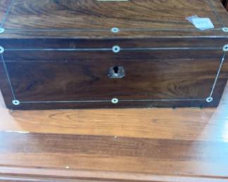 R. Dalton London England Inlaid Lap Desk
