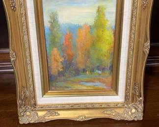 Landscape Oil on Canvas by Myra Green