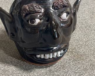 Peppertown Pottery Face Jug - Euple & Titus Riley