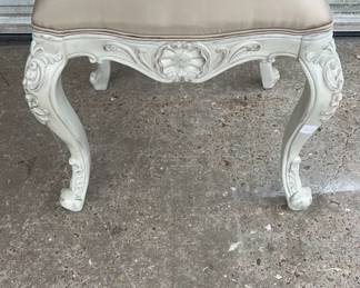 Frontgate French Carved Stool