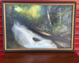 Landscape Oil on Canvas by Chris Gilbert