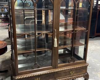 Berkey & Gay Claw Foot China Cabinet