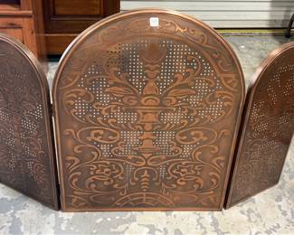 Copper Firescreen