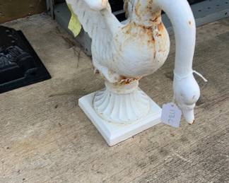 Cast Iron Swan