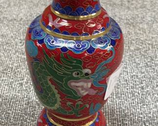 Cloisonne Dragon Vase