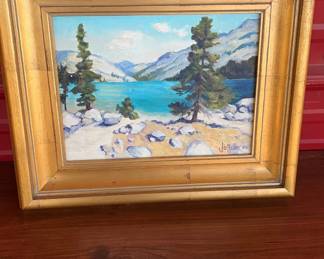 "High Sierra Lake" by James Dudley Slay