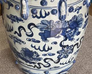 Oriental Porcelain Garden Seat
