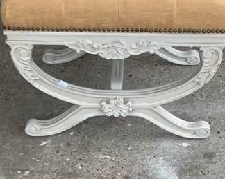 Frontgate Eliza Tufted Stool