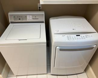 Speed Queen Commercial Washer and 
LG Dryer