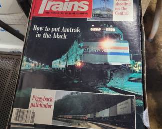100s of train magazines 