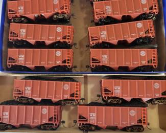 Western Maryland historic society coal car set 12 cars