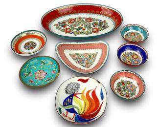 #42 • Collectible Austrian Steinbock-Email Small Dishes
