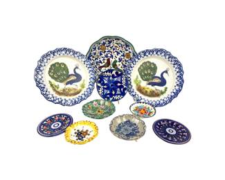 #139 • Collection of Italian Ceramic Decorative Plates - Deruta
