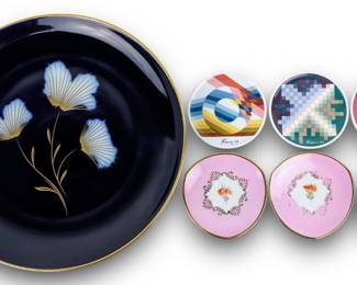 #115 • Decorative Vintage Wall Hanging Porcelain Plates
