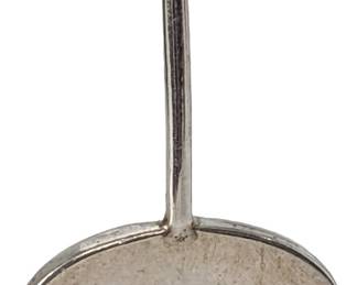 #110 • HEINS Sterling and Agate Pendant
