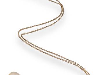 #199 • Delicate Pearl and 14k Gold Necklace
