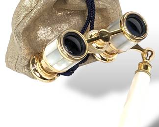 #13 • Vintage Selsi Mother-of-Pearl Opera Glasses
