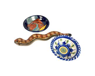 #132 • Three Mexican Pottery Pieces
