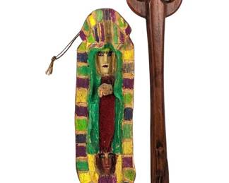 #102 • Lacandon Maya Atlatl and Handmade Wood Decor
