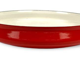 #37 • Vintage Dansk Paella Pan in Flame Orange
